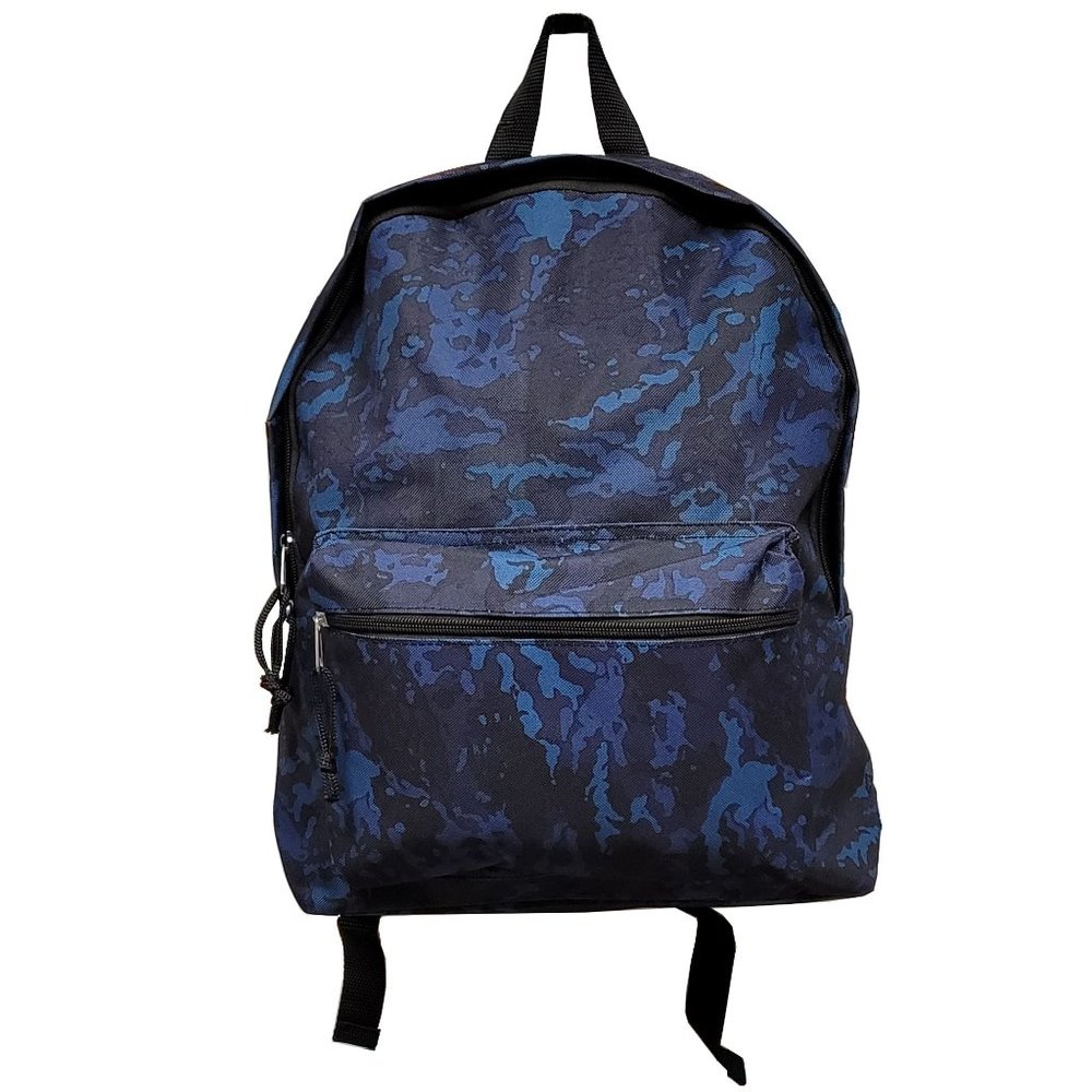 Blue Army Pattern Backpack